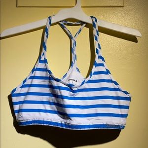 Reebok racerback sports bra size large